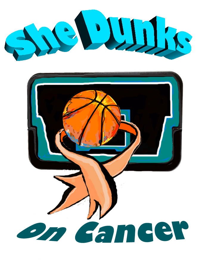 She Dunks on Cancer Patient Made Logo