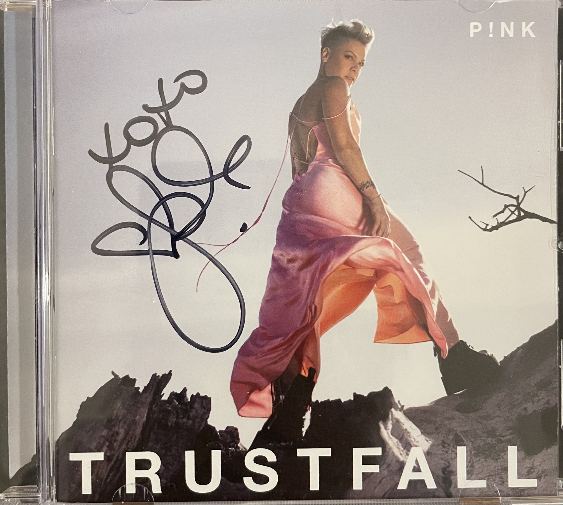 Pink signed CD