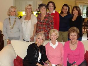 Joan with friends & sister Donna