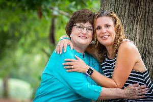 Mom and me....the reason I am fundraising!