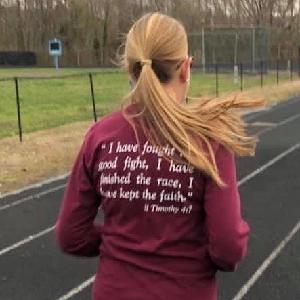 Keeping the faith and running the race