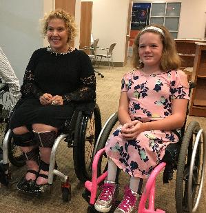 Donna with Aubrey in Washington, DC to raise awareness for spina bifida research
