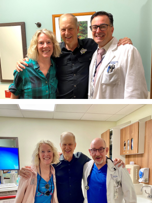 Dr. Hoimes (top) and Dr. Kirkpatrick (bottom) pictured above.