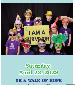 Layla and her brother and sister, cousins and friends are on the flyer this year!