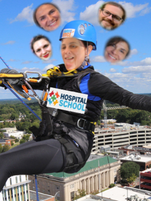Send our teachers further over the edge for the Hospital School!
