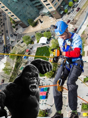 Detroit 2019. Over the Edge for GiGi's Playhouse to support Down syndrome!!
