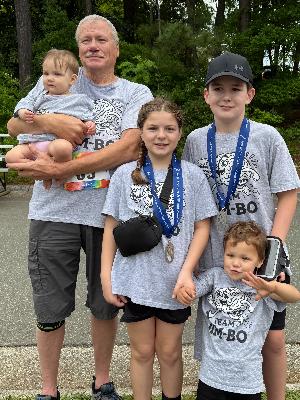 Papa and the grandkids, 2025 Angels Among Us